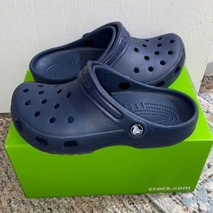 Navy Blue Crocs